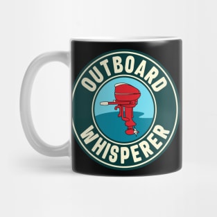 Vintage Outboard Boat Motor Whisperer Mug